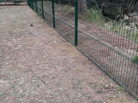 Vallado residencial verde en vivienda
